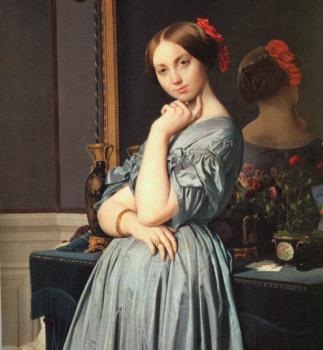 Jean Auguste Dominique Ingres : Vicomtess Othenin d'Haussonville, nee Louise-Albertine de Br